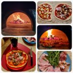 und Pizza aus dem Holzbackofen